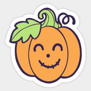 Happy Pumpkin Sticker